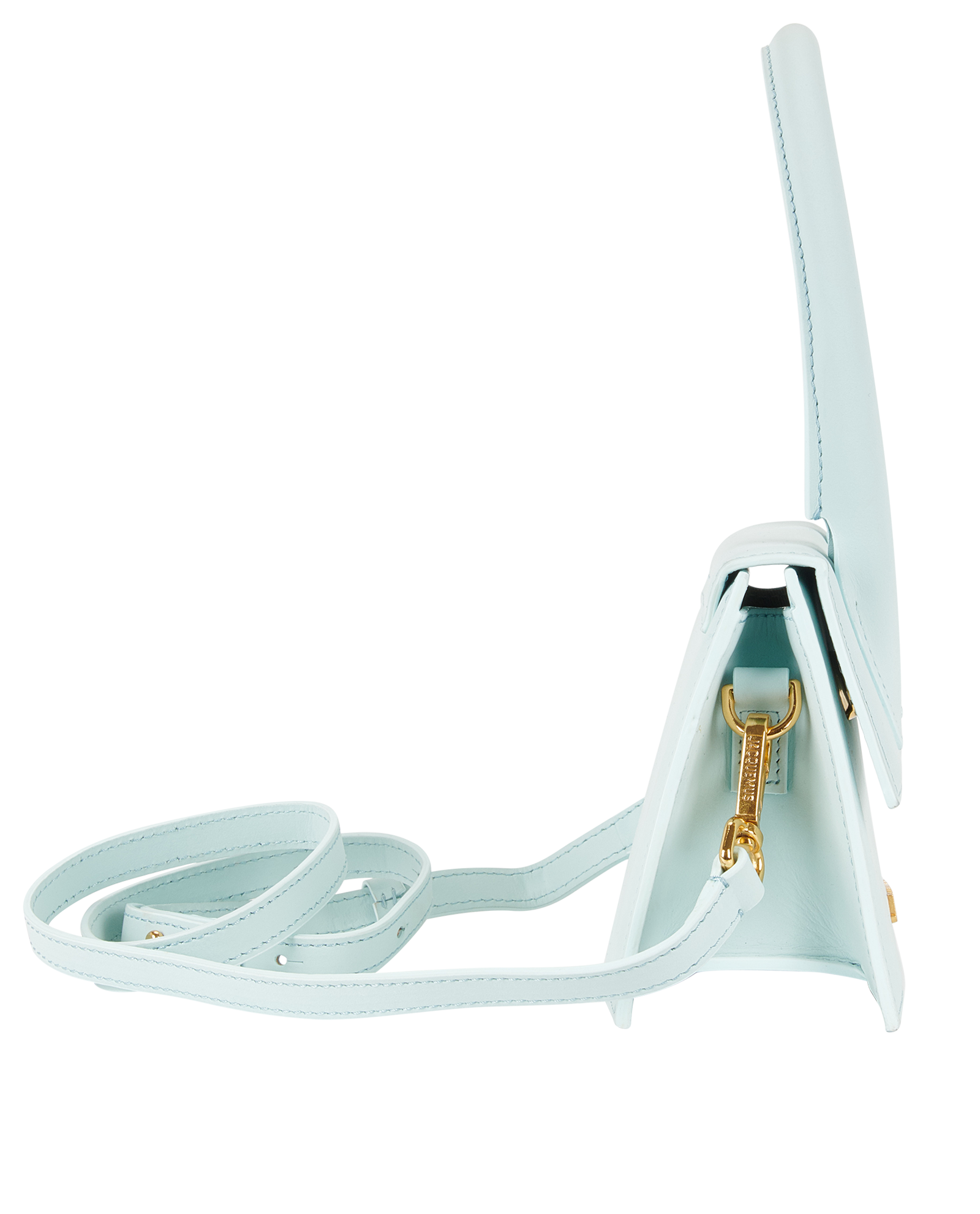 Le Chiquito Moyen, &pound;220, Handbags, Light Blue, Leather, Side view